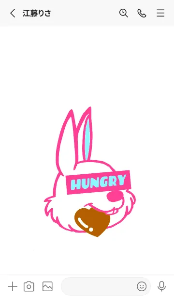 [LINE着せ替え] ハングリーラビット 294の画像2
