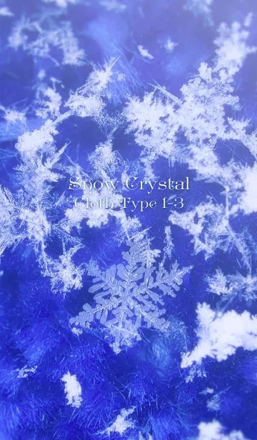 [LINE着せ替え] Snow Crystal Cloth Type 1-3の画像1