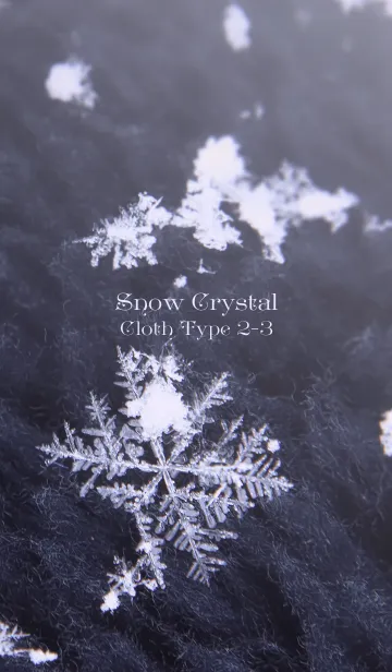 [LINE着せ替え] Snow Crystal Cloth Type 2-3の画像1