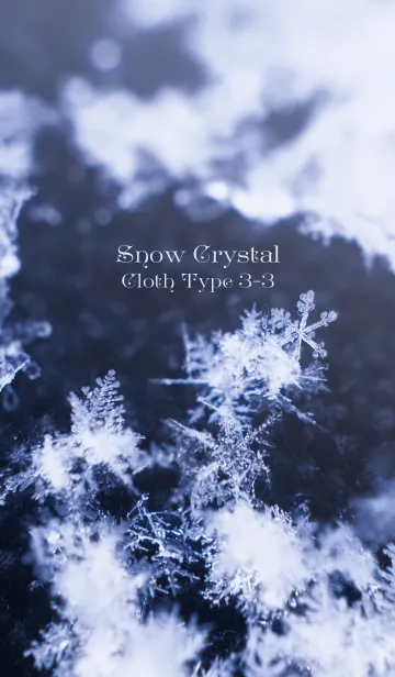 [LINE着せ替え] Snow Crystal Cloth Type 3-3の画像1