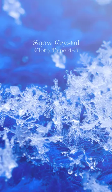 [LINE着せ替え] Snow Crystal Cloth Type 4-3の画像1