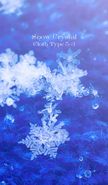 [LINE着せ替え] Snow Crystal Cloth Type 5-3の画像1