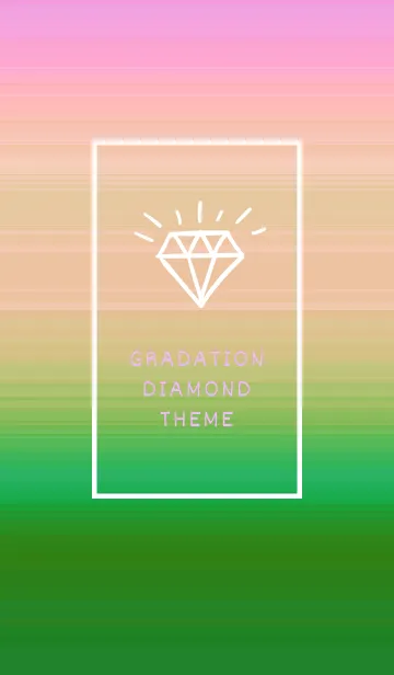 [LINE着せ替え] グラデーション ダイアモンド  200の画像1