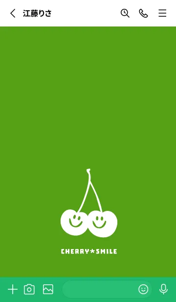 [LINE着せ替え] チェリー スマイル 163の画像2