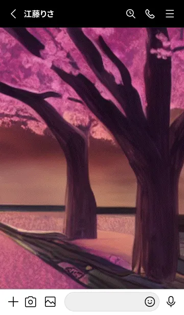 [LINE着せ替え] 桜の花咲く頃#AS_9。の画像2