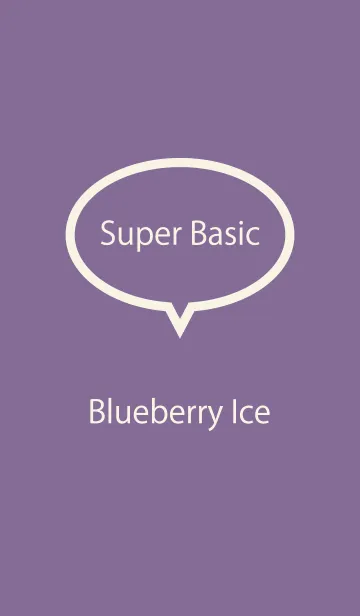 [LINE着せ替え] Super Basic Blueberry Iceの画像1