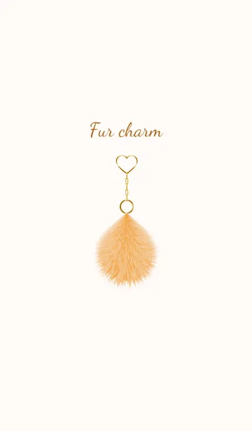 [LINE着せ替え] Fur charm Orange 30の画像1