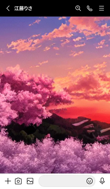 [LINE着せ替え] 桜の花咲く頃#At_10。の画像2