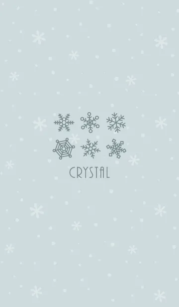 [LINE着せ替え] 結晶15<グリーンブルー>の画像1