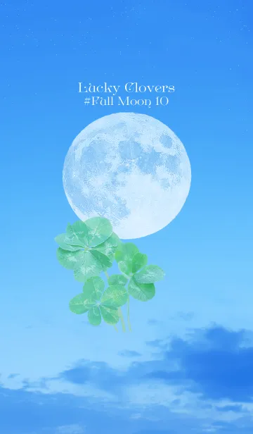 [LINE着せ替え] Lucky Clovers #Full Moon 10の画像1