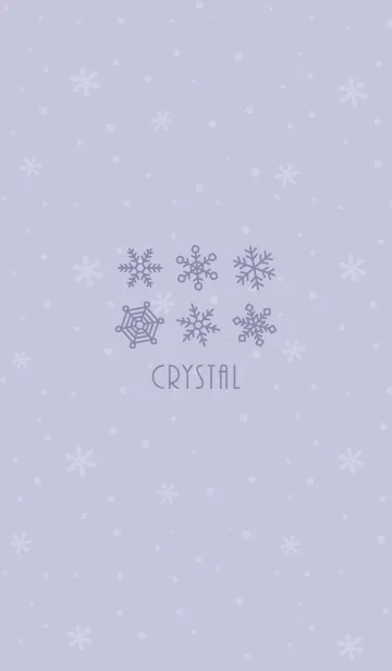 [LINE着せ替え] 結晶16<パープル>の画像1