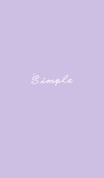 [LINE着せ替え] Simple Color J-gray purple (Pu4)の画像1