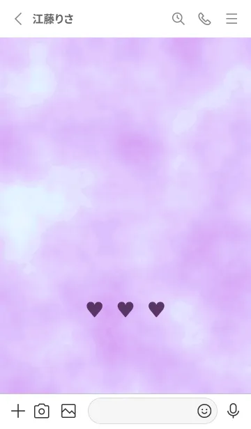 [LINE着せ替え] ♥♥♥62の画像2