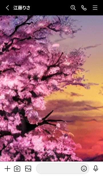 [LINE着せ替え] 桜の花咲く頃#AS_27。の画像2