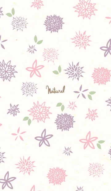 [LINE着せ替え] 花 大人カラー2の画像1