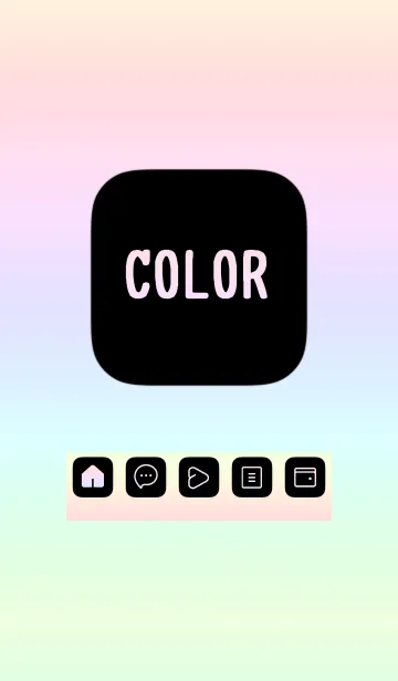 bw color rainbow B05の着せ替えメイン画像