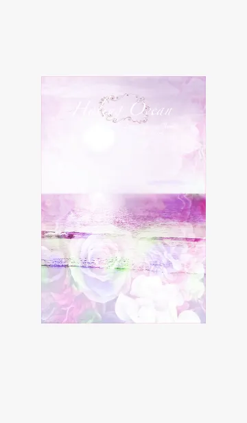 [LINE着せ替え] 癒しの海と薔薇 Healing Ocean Roseの画像1