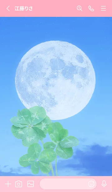 [LINE着せ替え] Lucky Clovers #Full Moon 11の画像2