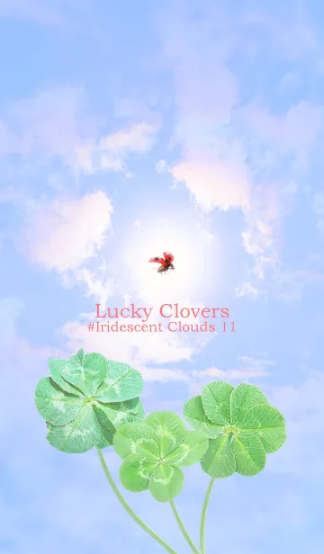 [LINE着せ替え] Lucky Clovers #Iridescent Clouds 11の画像1