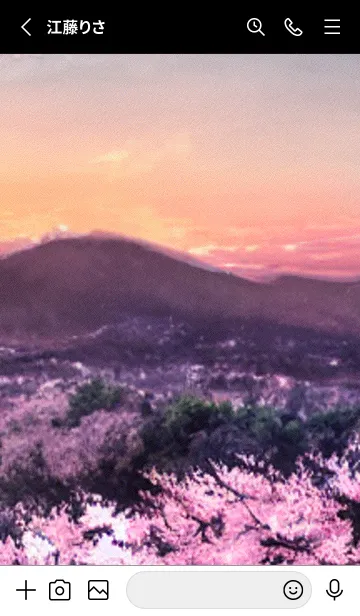 [LINE着せ替え] 桜の花咲く頃#At_30。の画像2