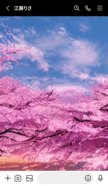 [LINE着せ替え] 桜の花咲く頃#At_28。の画像2