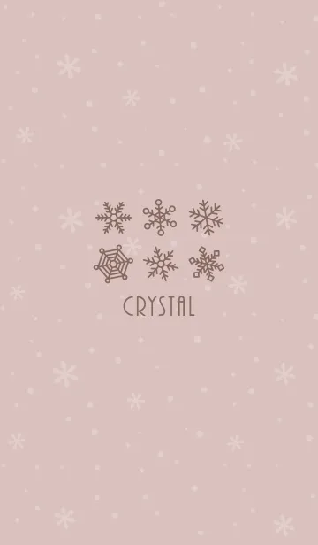 [LINE着せ替え] 結晶16<ブラウン>の画像1