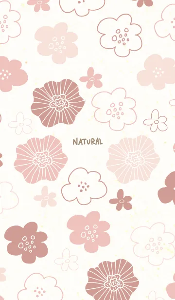 [LINE着せ替え] カラフル お花 和紙23の画像1