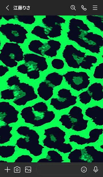 [LINE着せ替え] カラー レオパード 135の画像2