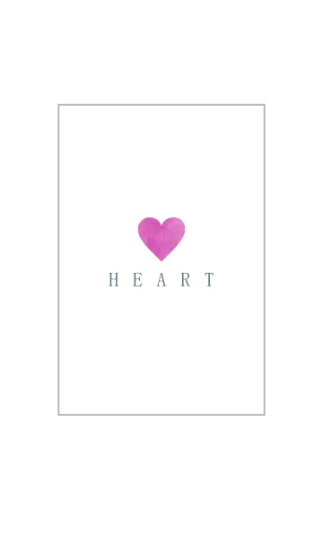 [LINE着せ替え] watercolor purple pink-HEART 2の画像1