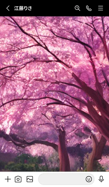 [LINE着せ替え] 桜の花咲く頃#At_24。の画像2