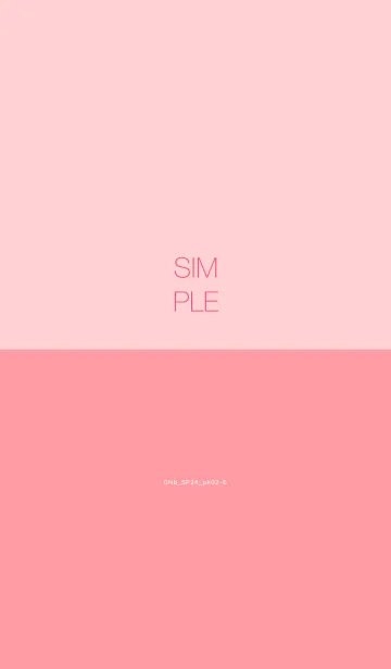 [LINE着せ替え] 0Nb_24_ピンク2-6の画像1