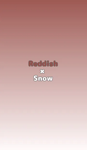 [LINE着せ替え] 小豆色★雪色.TKCの画像1