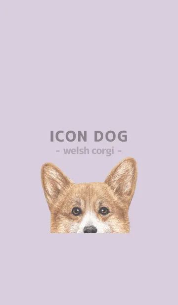 [LINE着せ替え] ICON DOG - コーギー 01 - PASTEL PL/05の画像1