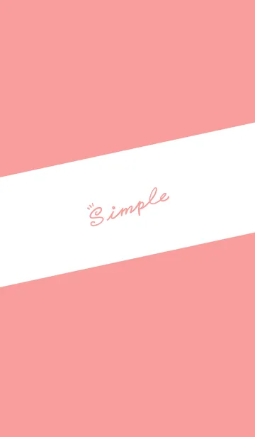 [LINE着せ替え] Simple Lines J-Light Red (Re1)の画像1