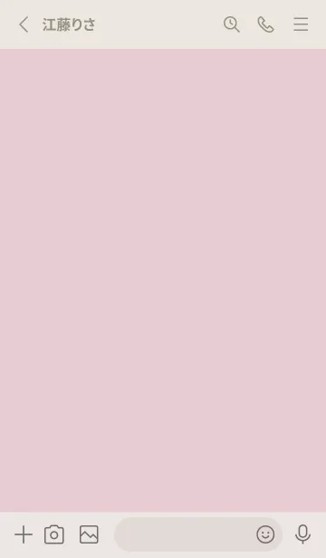 [LINE着せ替え] Simple life design -dull pink-の画像2