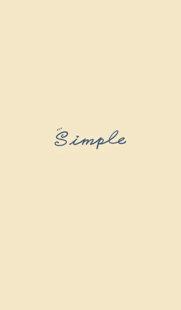 [LINE着せ替え] Simple Color J-Beige (Be5)の画像1