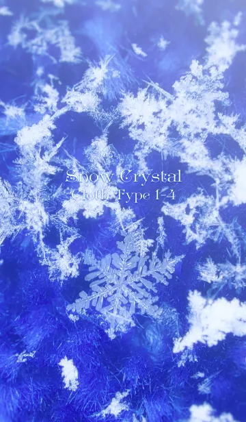 [LINE着せ替え] Snow Crystal Cloth Type 1-4の画像1