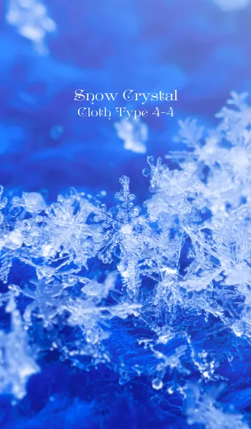 [LINE着せ替え] Snow Crystal Cloth Type 4-4の画像1