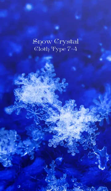 [LINE着せ替え] Snow Crystal Cloth Type 7-4の画像1