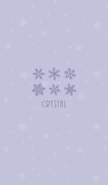 [LINE着せ替え] 結晶17<パープル>の画像1