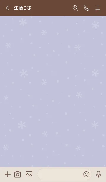 [LINE着せ替え] 結晶17<パープル>の画像2