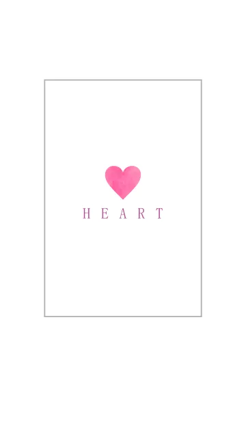 [LINE着せ替え] watercolor pink-HEART 2の画像1