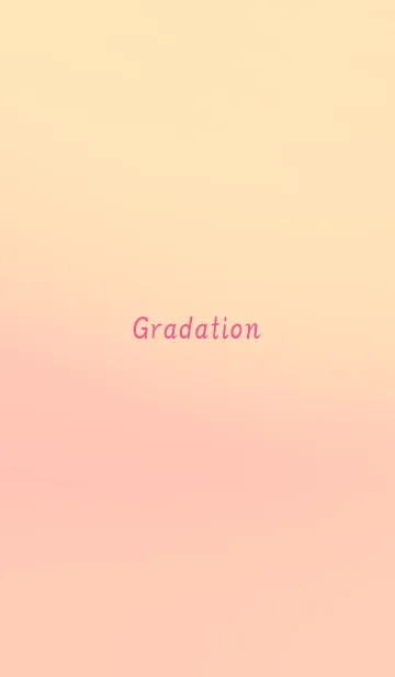 gradation YELLOW&PINK 36の着せ替えメイン画像
