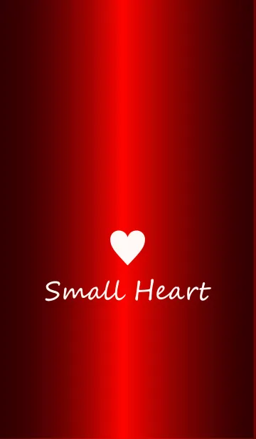 [LINE着せ替え] Small Heart *GlossyRed 12*の画像1