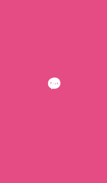 [LINE着せ替え] 大人ピンク。シンプル。の画像1
