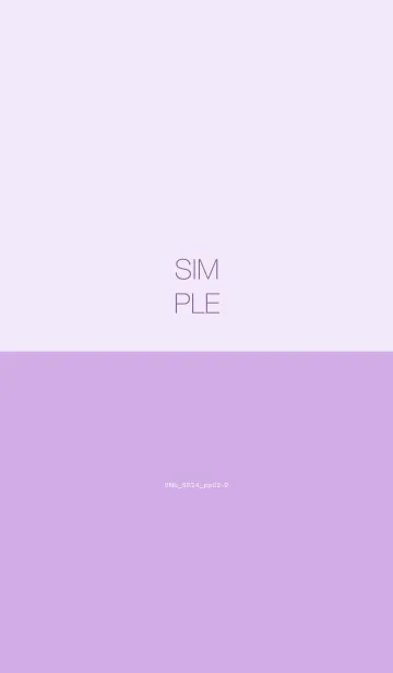 [LINE着せ替え] 0Nb_24_パープル2-9の画像1