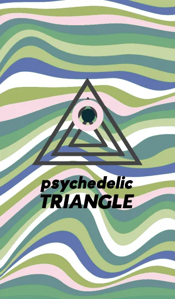 [LINE着せ替え] サイケデリック トライアングル 162の画像1