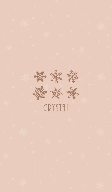 [LINE着せ替え] 結晶17<オレンジ>の画像1