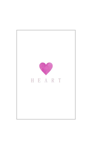 [LINE着せ替え] watercolor purple pink-HEART 3の画像1
