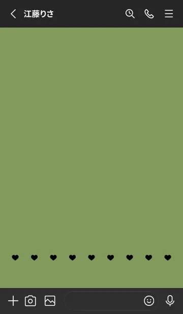 [LINE着せ替え] ねことハート(くすみ3-04)の画像2